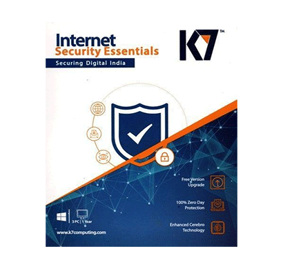 k7 internet security 3 user, 1 year